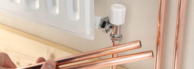 Copper gas pipes